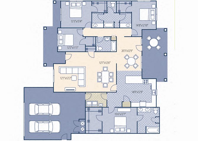 IslandView 4x3 2609 sf